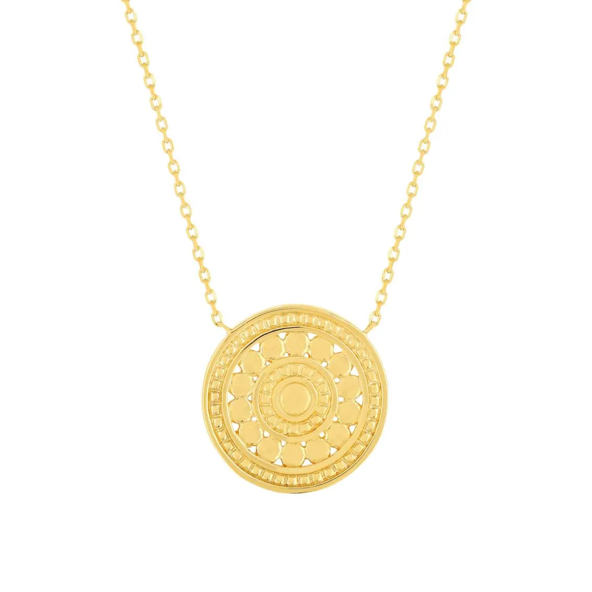 Collier plaque or medaille