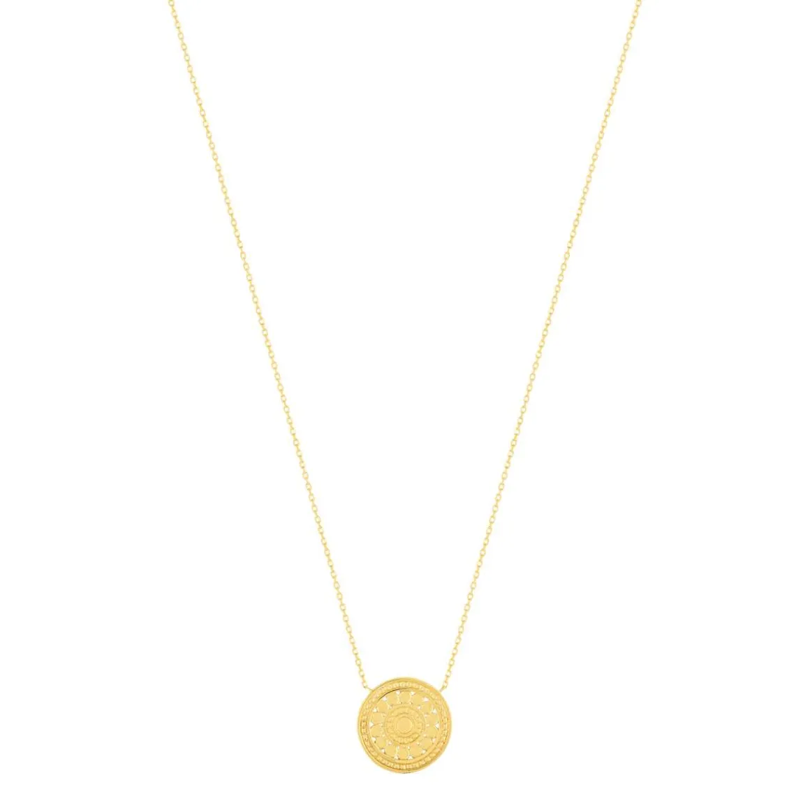 Collier plaque or medaille