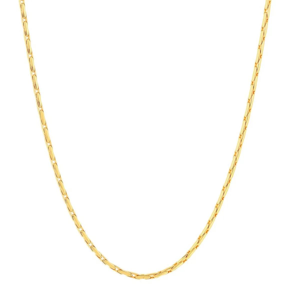 Collier plaqué or 45 cm