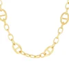 Collier plaqué or jaune 45cm