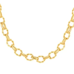 Collier plaqué or jaune 45cm