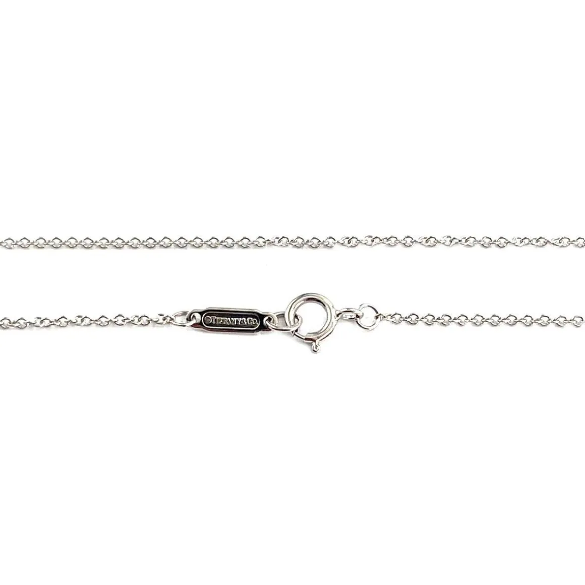 Collier Tiffany & Co d'occasion or 750 blanc diamants