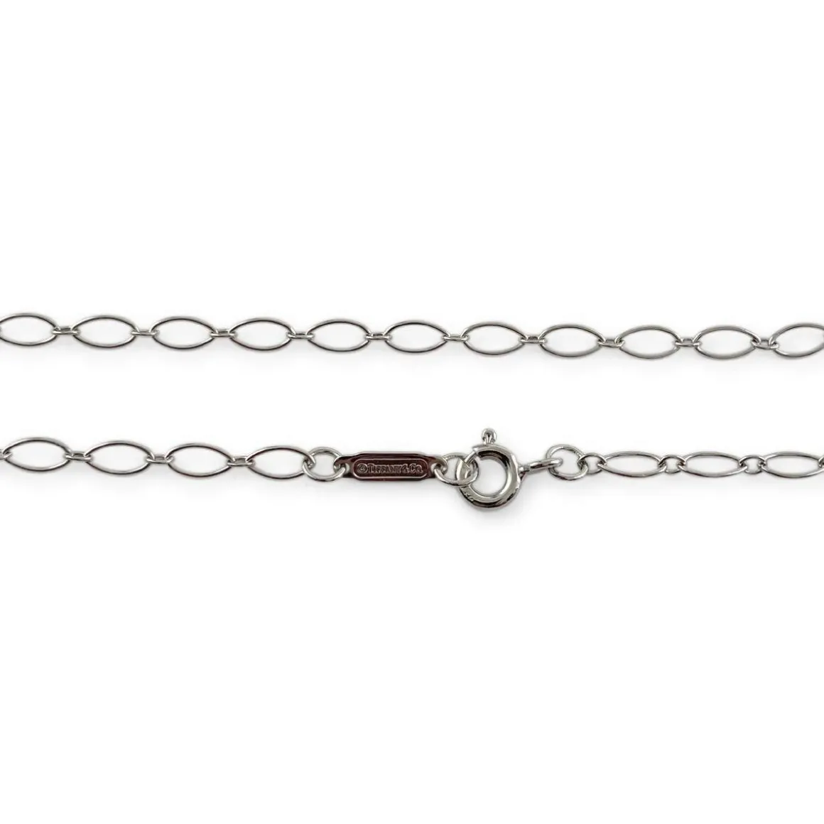 Collier Tiffany & Co d'occasion or 750 blanc diamants