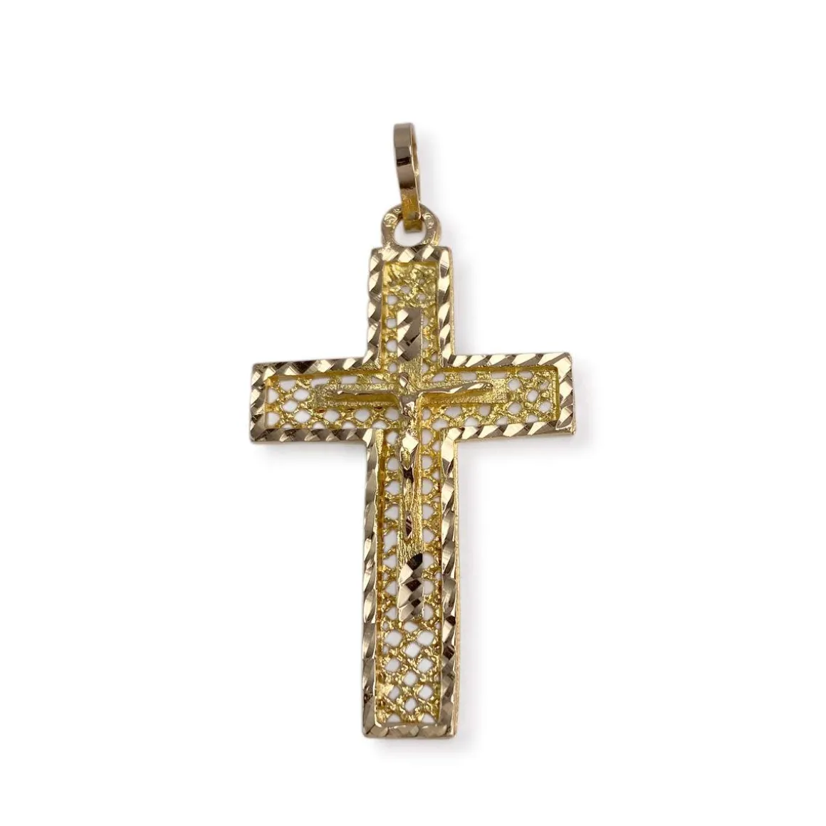 Croix d'occasion or 750 jaune