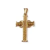 Croix d'occasion or 750 jaune