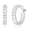 Créoles argent 925 et zirconias