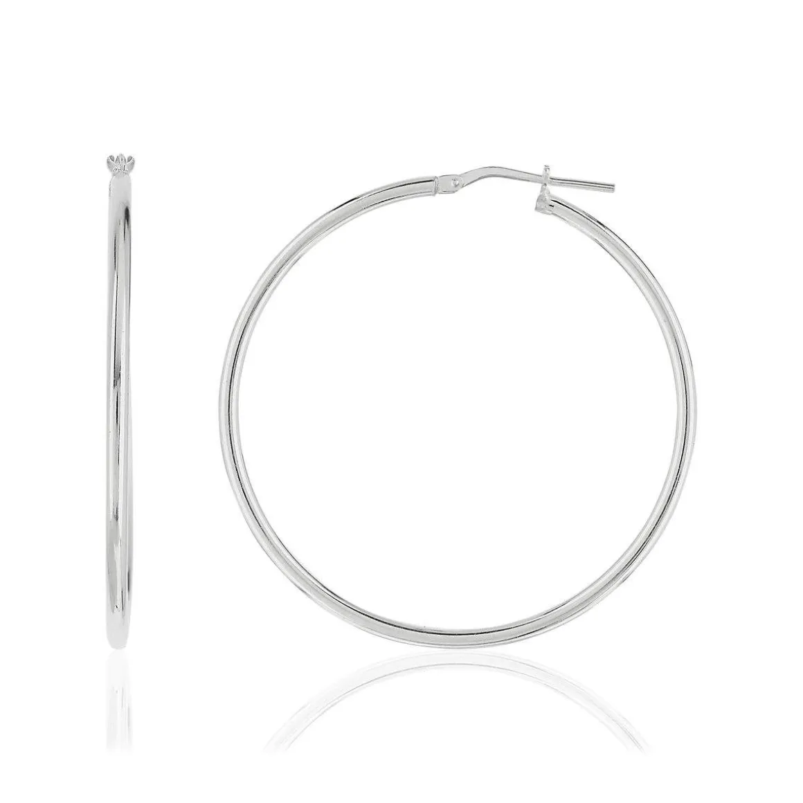 Créoles argent 925 43.7 mm