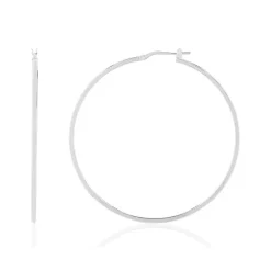 Créoles argent 925 50 mm
