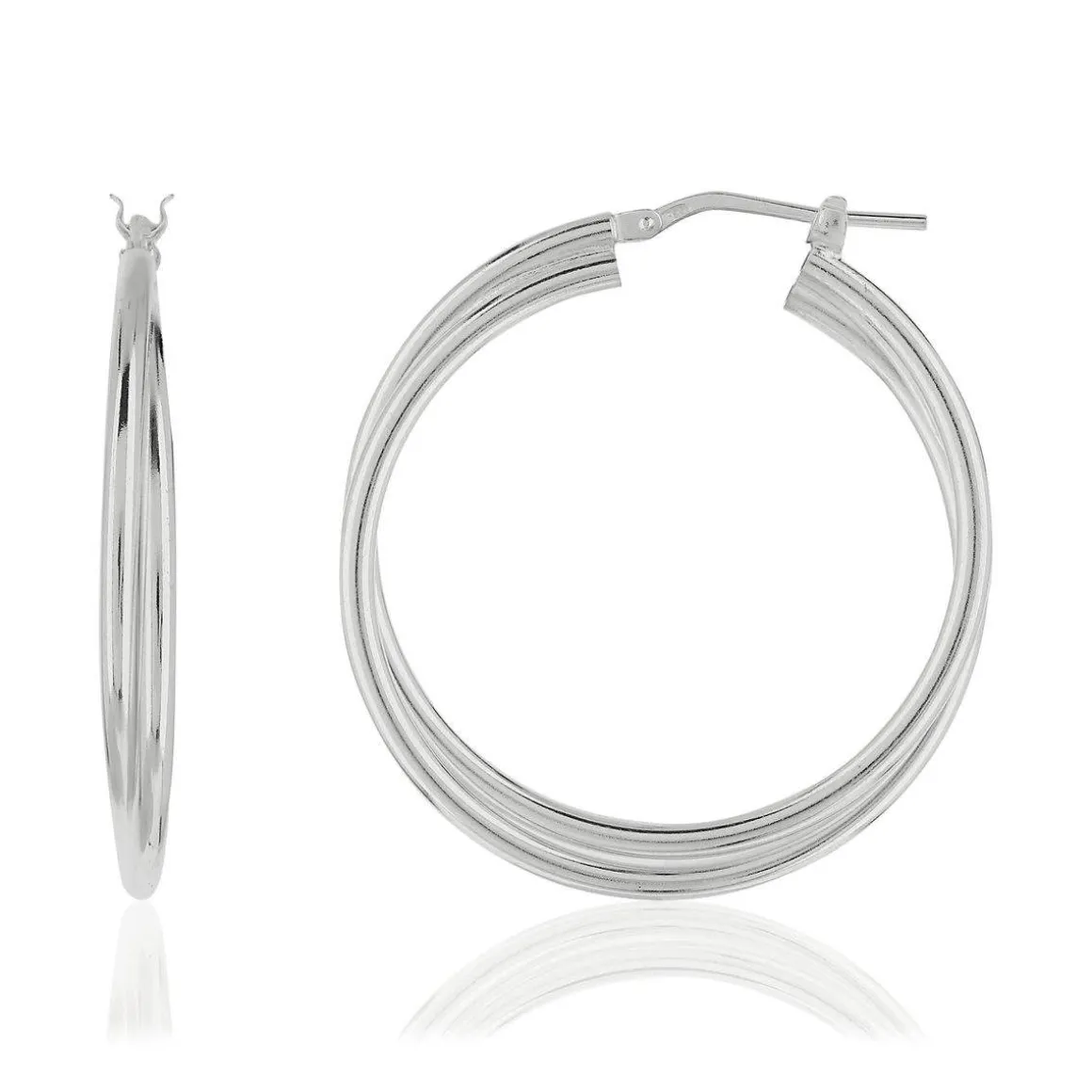 Créoles argent 925 30 mm