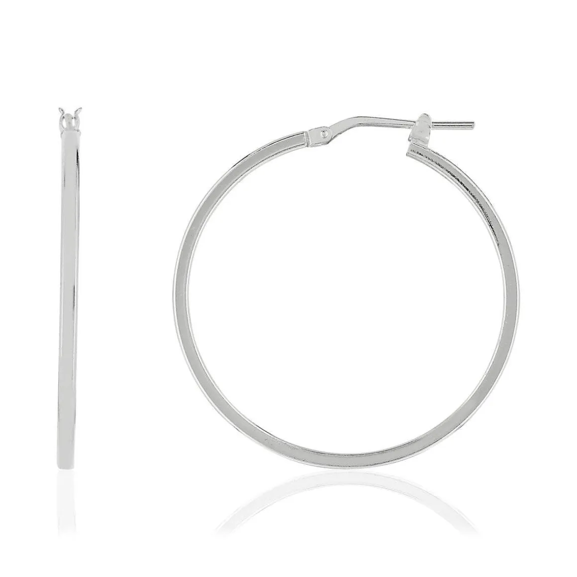 Créoles argent 925 34 mm