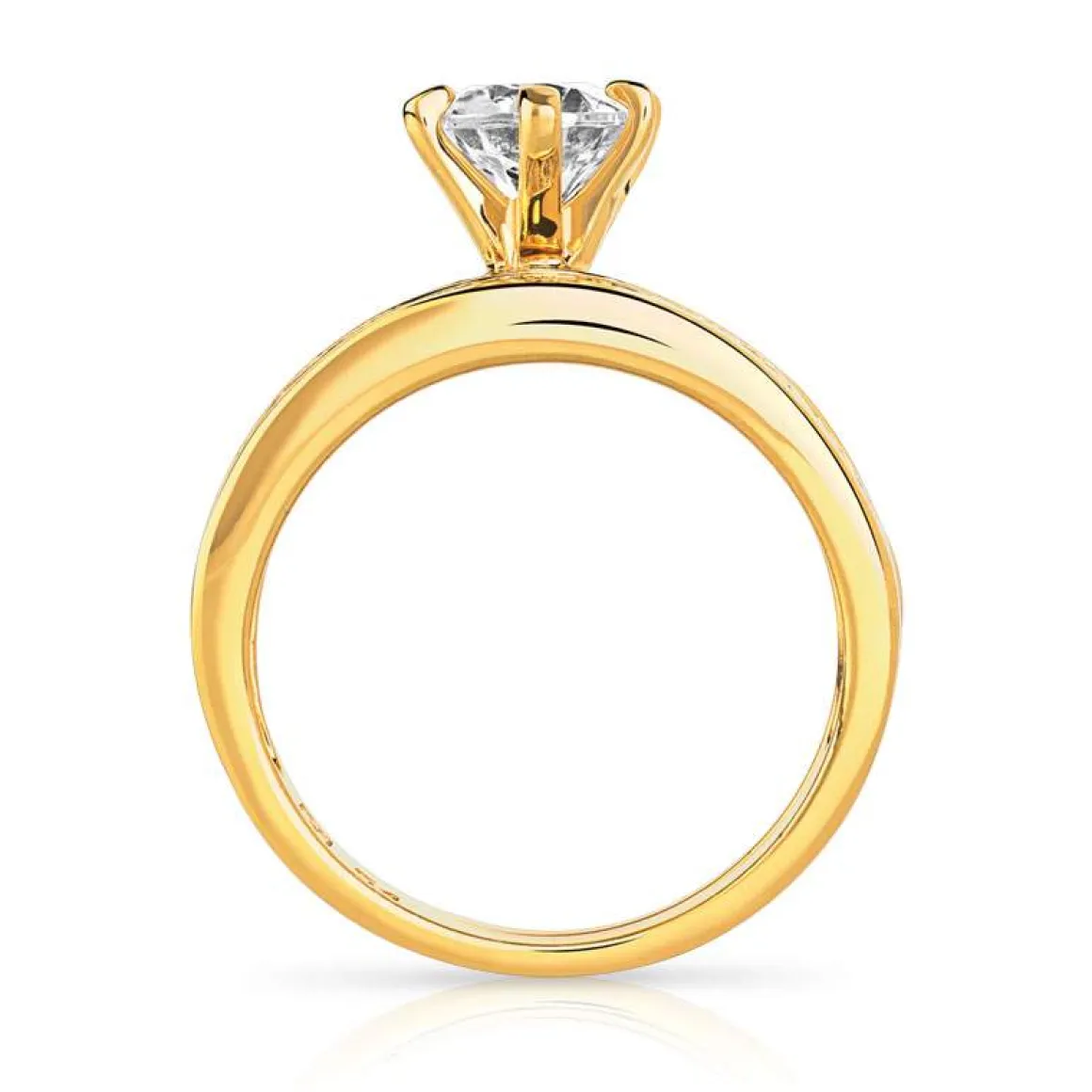 Ensemble de 2 bagues plaqué or zirconias