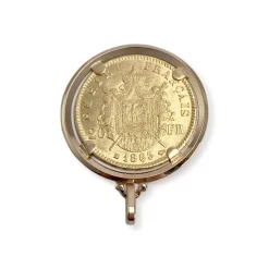 Médaille d'occasion or 750 jaune