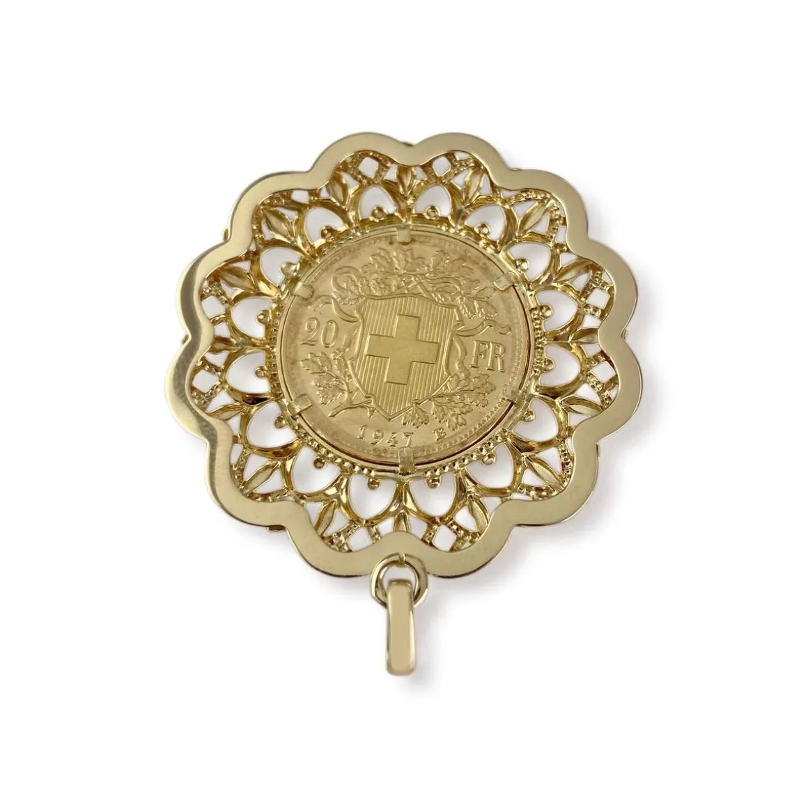 Médaille d'occasion or 750 jaune