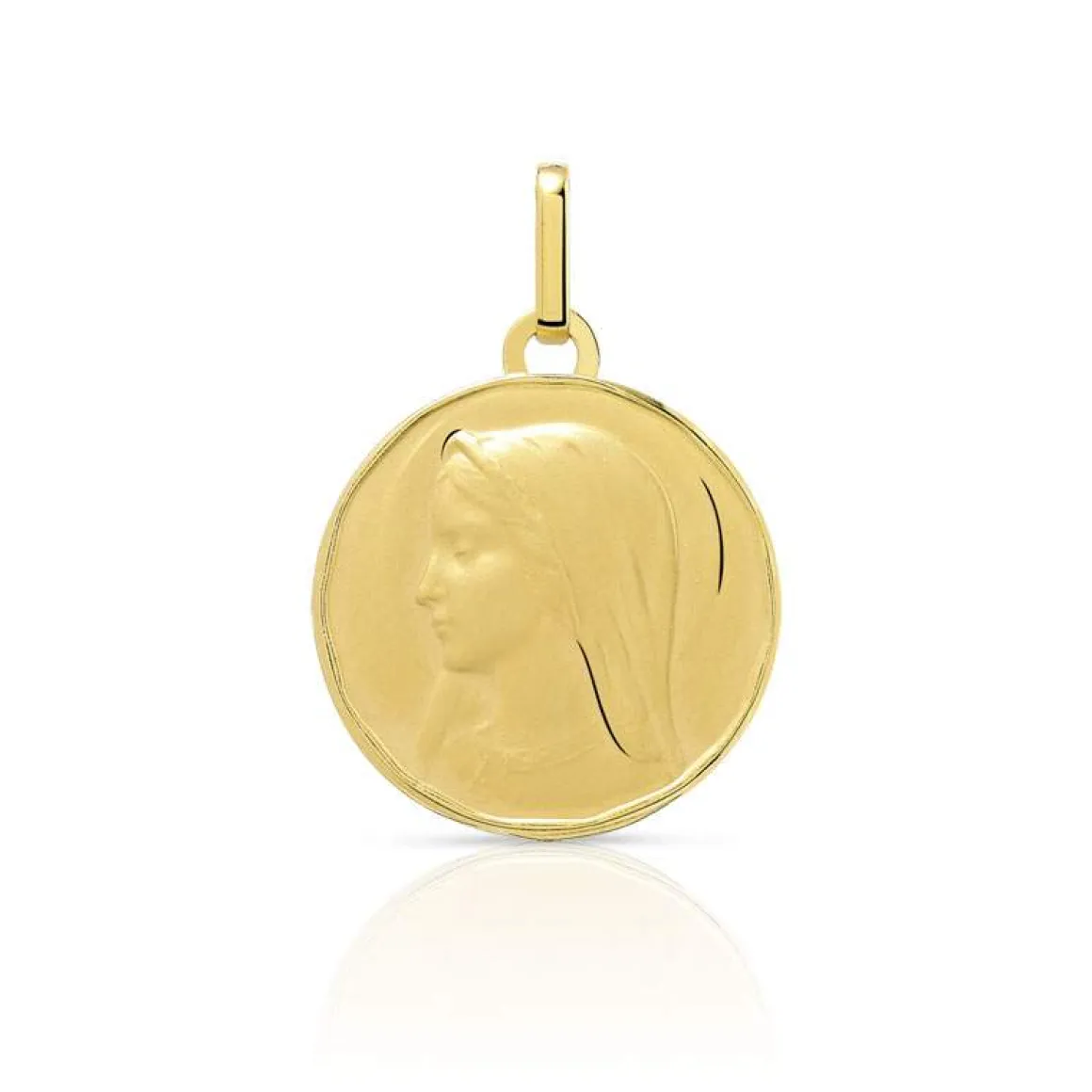 Médaille or 750 jaune Vierge