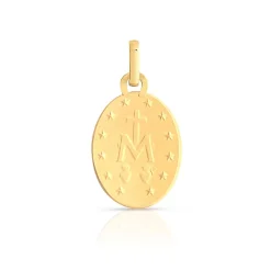 Médaille or 375 jaune vierge miraculeuse