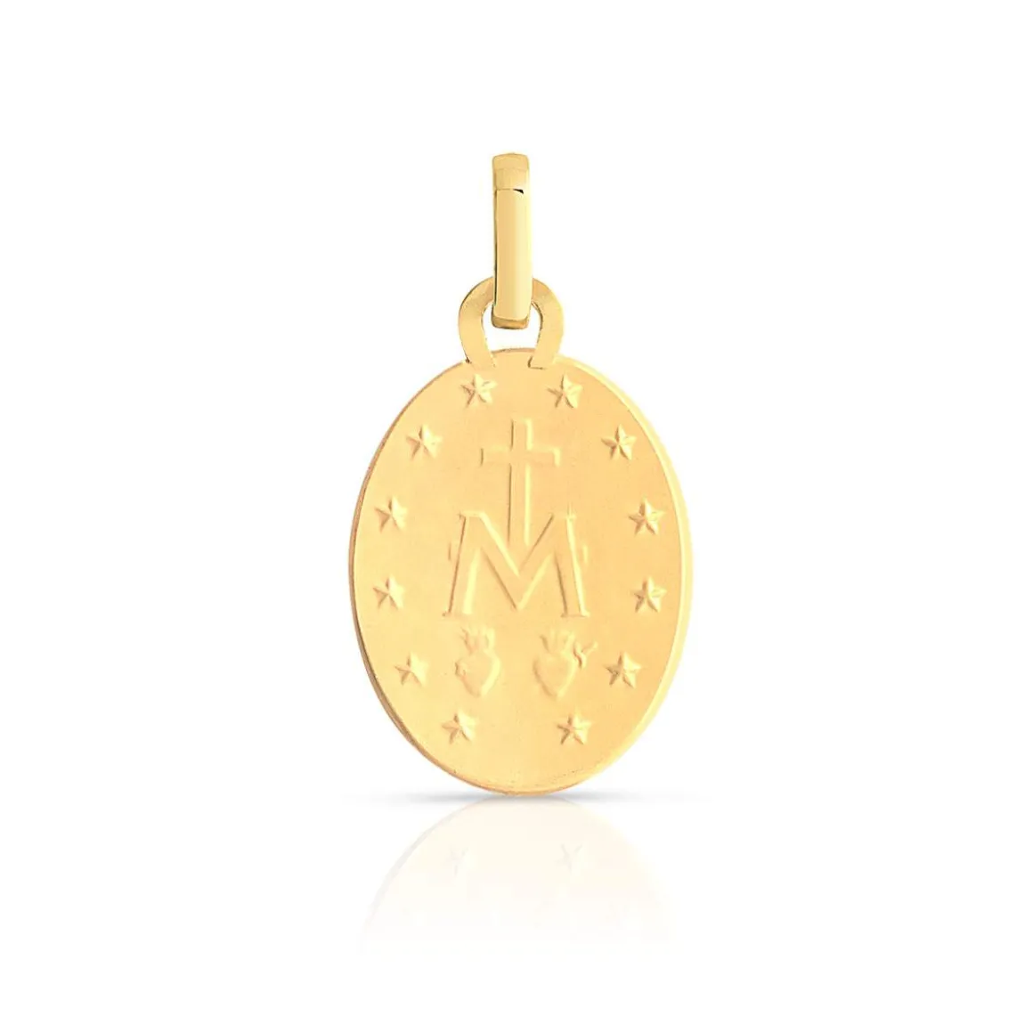 Médaille or 375 jaune vierge miraculeuse
