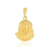 Médaille or jaune 750 visage du Christ