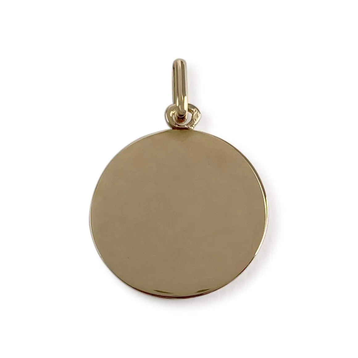 Médaille vierge AUGIS d'occasion Or 750 jaune
