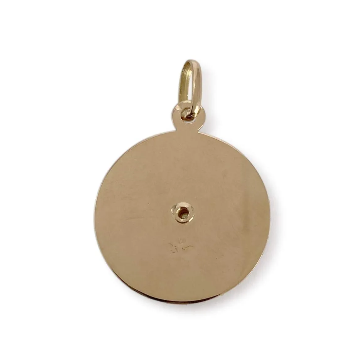 Médaille vierge d'occasion or 585 jaune