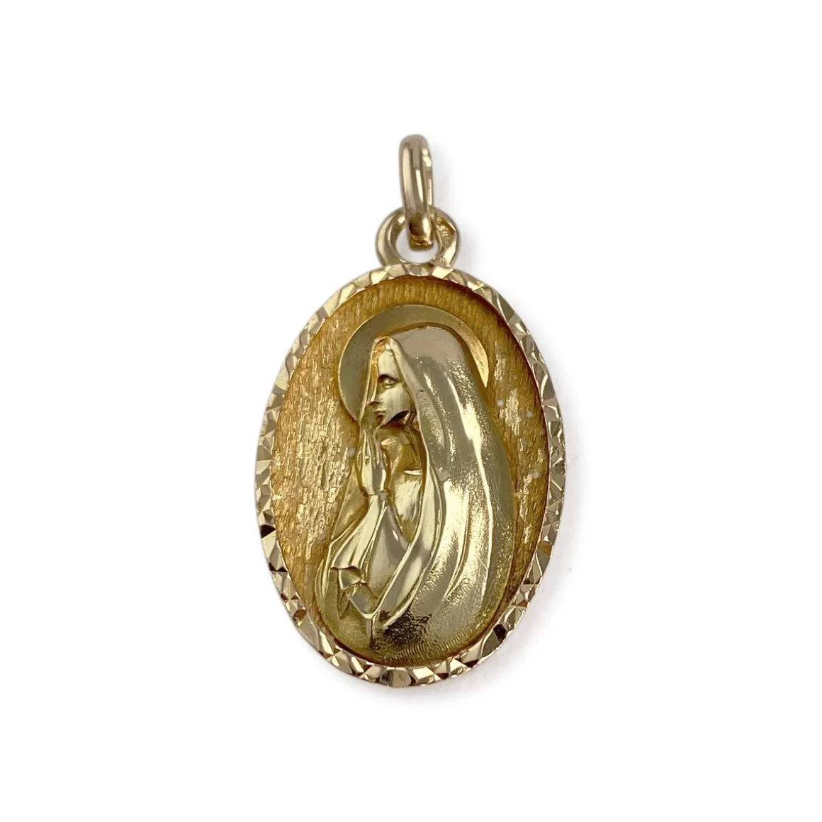 Médaille vierge d'occasion or 750 jaune