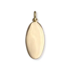 Médaille vierge d'occasion or 750 jaune