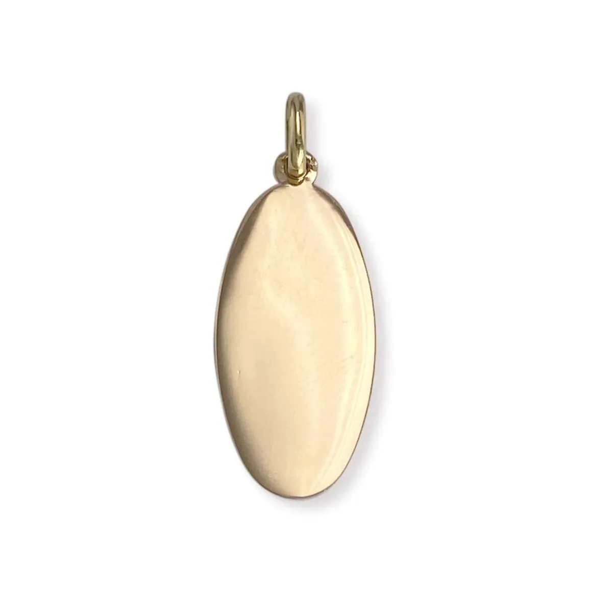 Médaille vierge d'occasion or 750 jaune