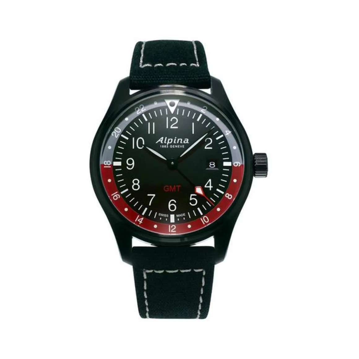Montre Alpina homme acier nylon