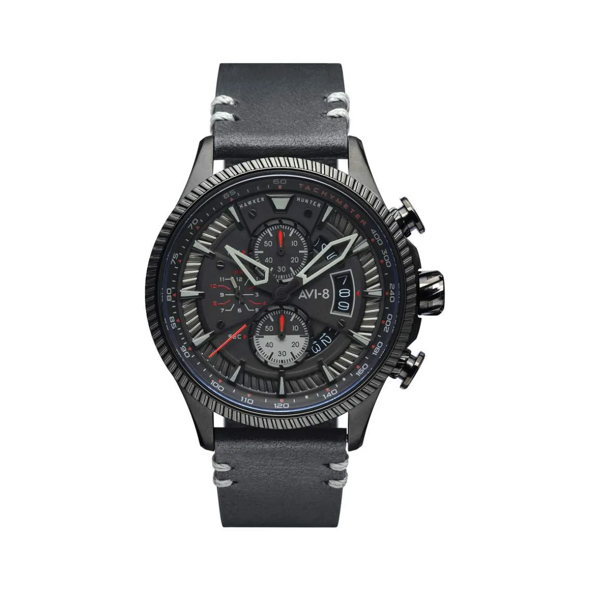 Montre AVI 8 HAWKER HUNTER Bracelet Cuir