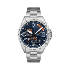 Montre AVI-8 homme chronographe acier
