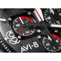 Montre AVI-8 homme chronographe acier
