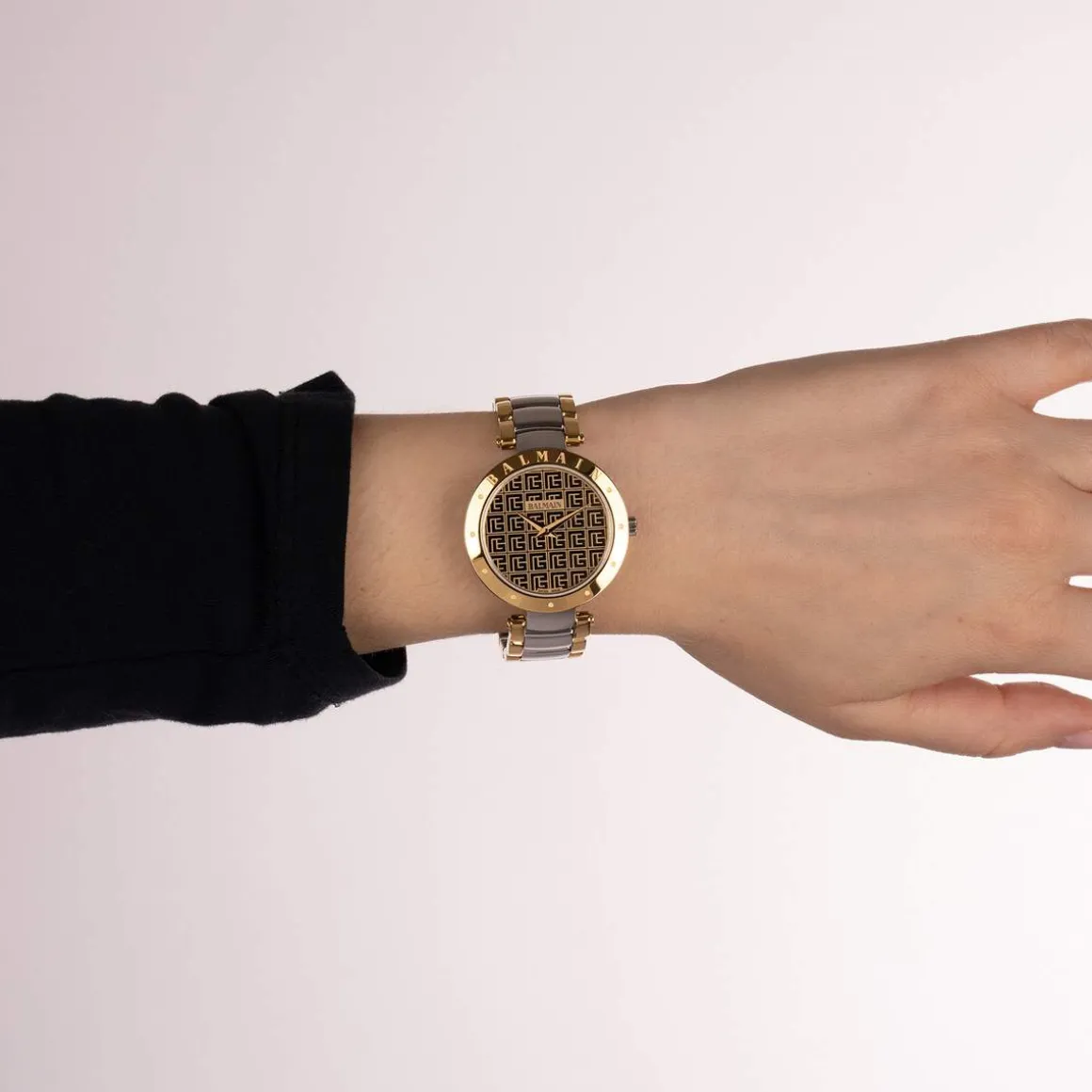 Montre BALMAIN BALMAINIA femme bracelet acier inoxydable bicolore jaune