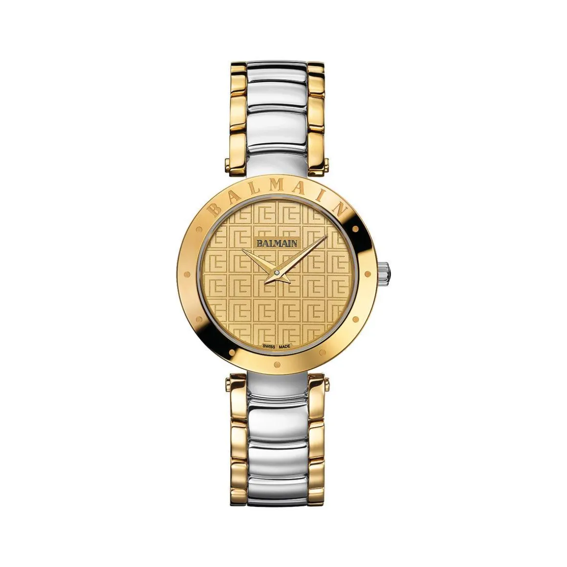 Montre BALMAIN BALMAINIA femme bracelet acier inoxydable bicolore jaune