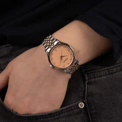 Montre BALMAIN beleganza femme cadran nacre bracelet acier inoxydable bicolore rose