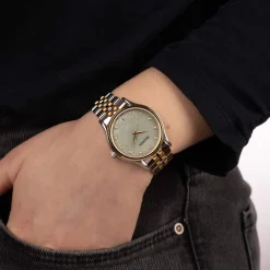 Montre BALMAIN beleganza femme cadran en nacre bracelet acier inoxydable bicolore jaune
