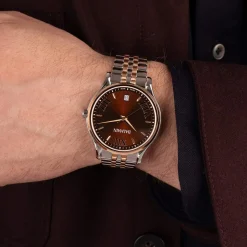 Montre BALMAIN beleganza homme bracelet acier inoxydable bicolore rose