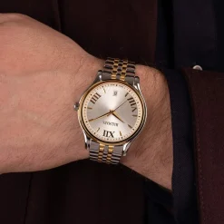 Montre BALMAIN beleganza homme bracelet acier inoxydable bicolore jaune