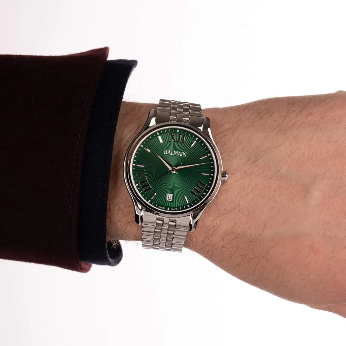 Montre BALMAIN beleganza homme bracelet acier inoxydable gris