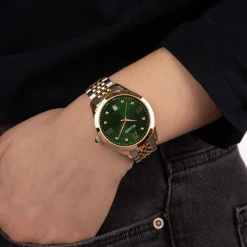 Montre BALMAIN classic R femme bracelet acier inoxydable bicolore jaune