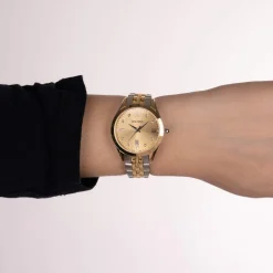 Montre BALMAIN classic R femme bracelet acier inoxydable bicolore jaune