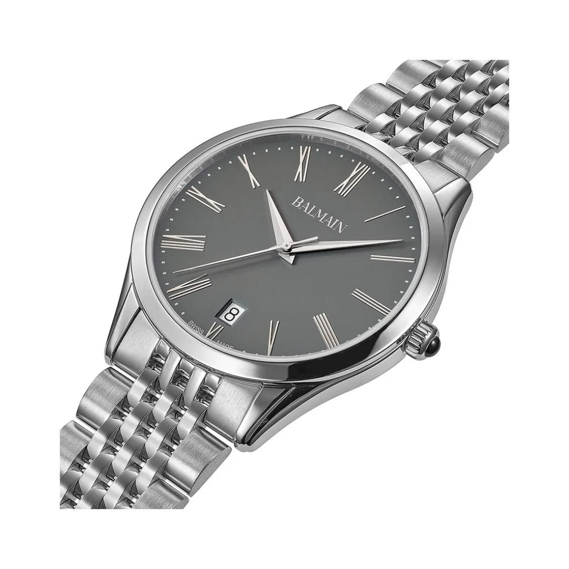 Montre BALMAIN classic R homme bracelet acier inoxydable gris