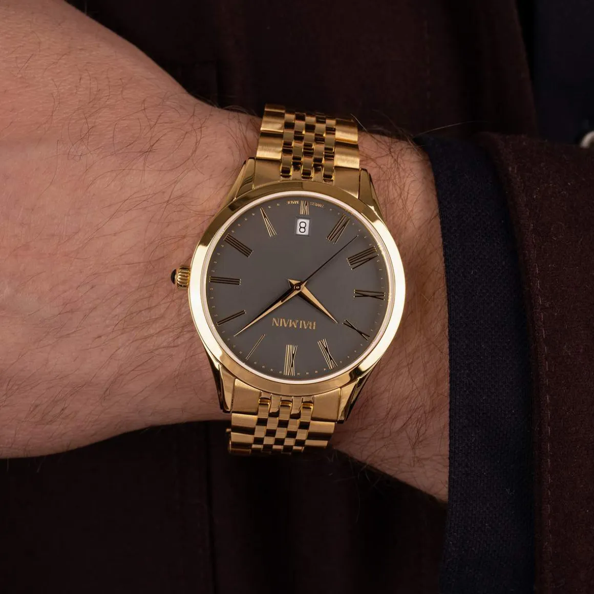 Montre BALMAIN classic R homme bracelet pvd doré