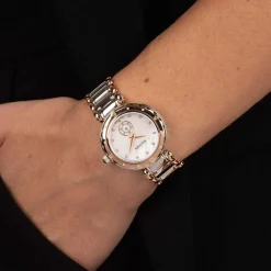 Montre BALMAIN downtown femme bracelet acier inoxydable bicolore rose