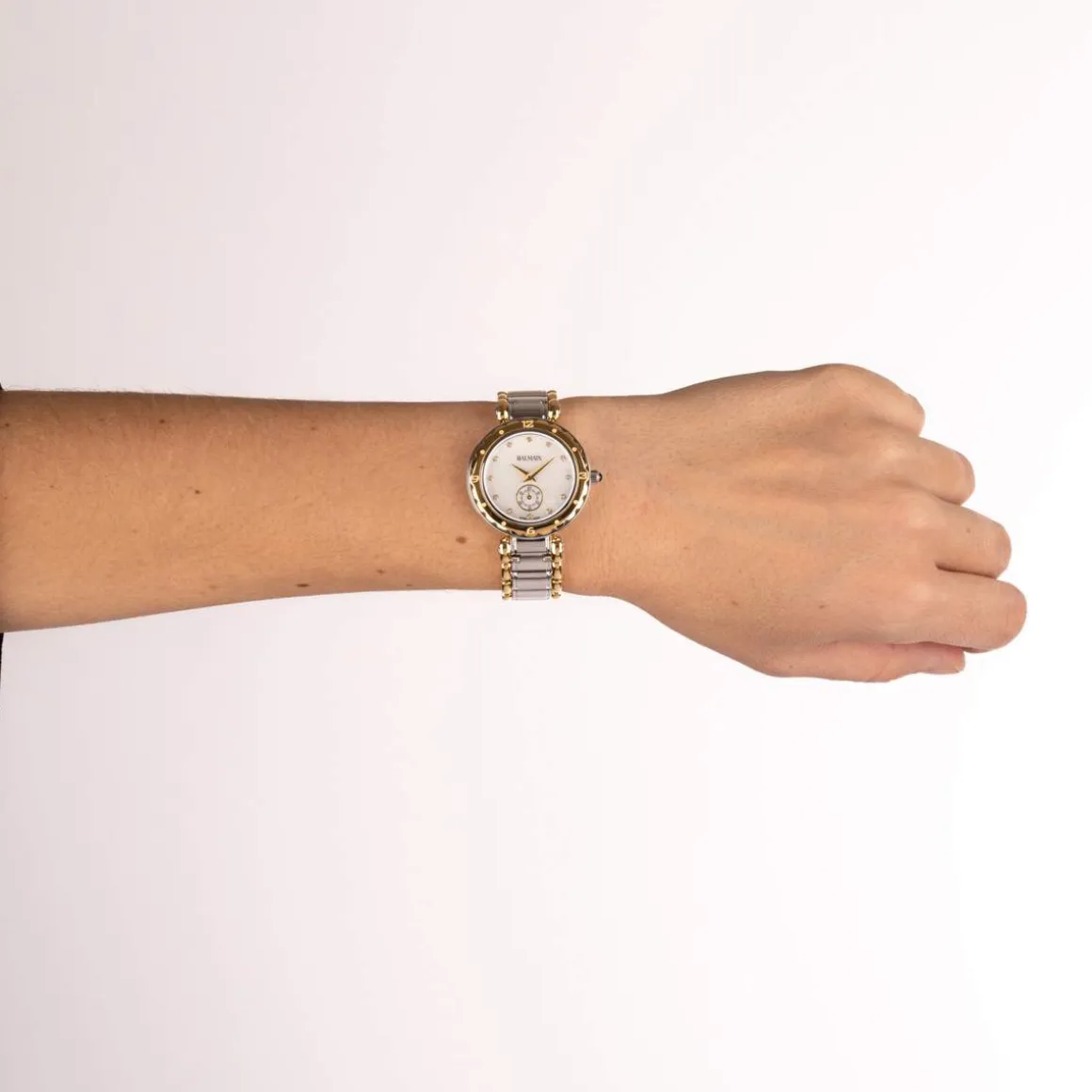 Montre BALMAIN downtown femme bracelet acier inoxydable bicolore jaune