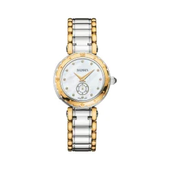 Montre BALMAIN downtown femme bracelet acier inoxydable bicolore jaune