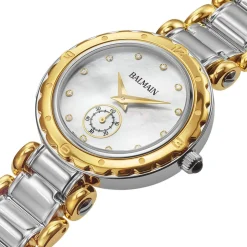 Montre BALMAIN downtown femme bracelet acier inoxydable bicolore jaune