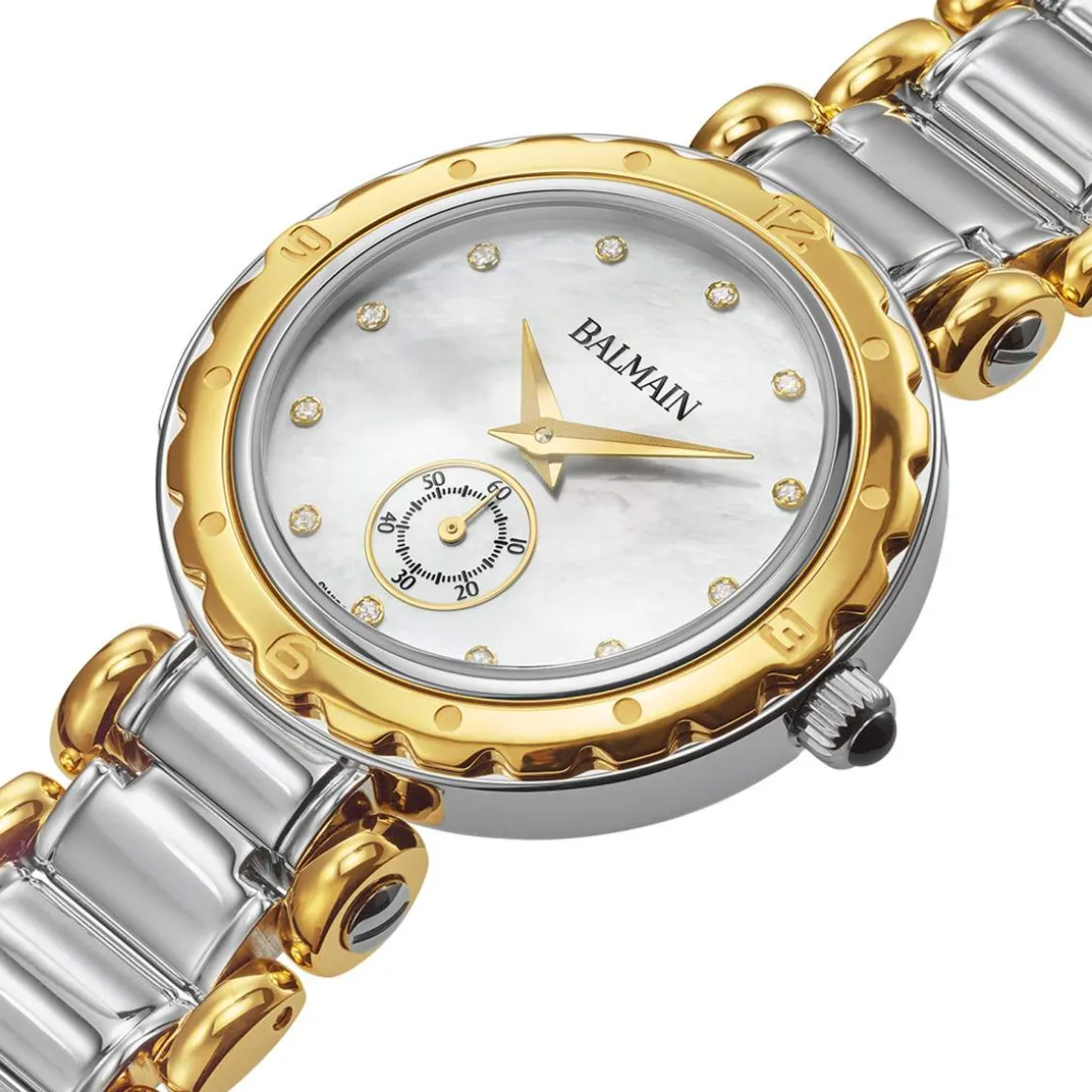 Montre BALMAIN downtown femme bracelet acier inoxydable bicolore jaune