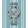 Montre BALMAIN downtown homme bracelet textile bleu ciel