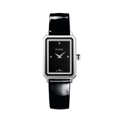 Montre Balmain femme acier cuir noir