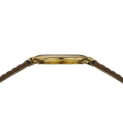 Montre BALMAIN haute elegance femme bracelet cuir vernis marron chocolat