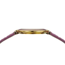 Montre BALMAIN haute elegance femme bracelet cuir vernis parme